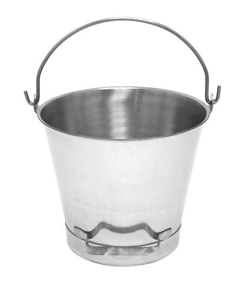 13 qt. Pails w/ Reinforced Bottom & Tilting Handle (Qty of 3) - Part No. 1113X-B